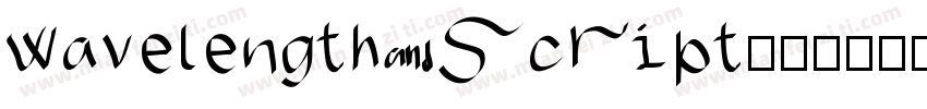 wavelength script字体转换